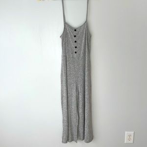 Caution To The Wind Knit Wide-leg Jumpsuit